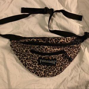 Thrasher Leopard Print Fanny Pack